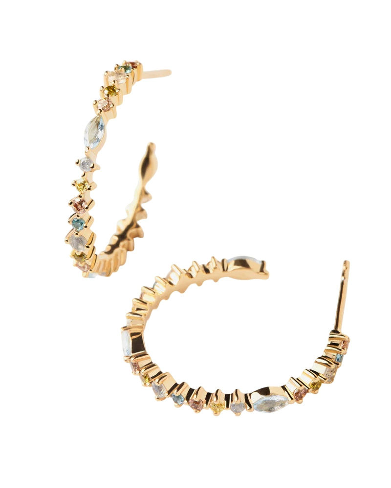 Orecchini Donna PDPaola Argento Dorata 925 CerchiA AR01-C78-U